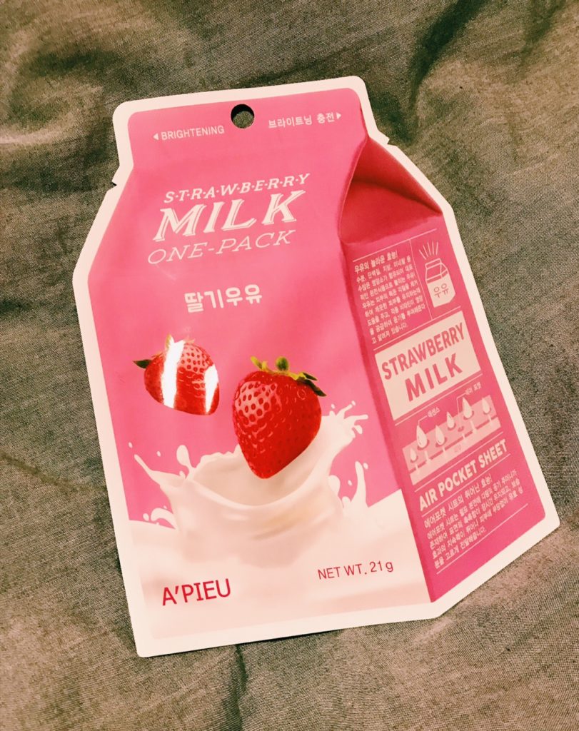 Maska A' pieu Strawberry Milk One- Pack
