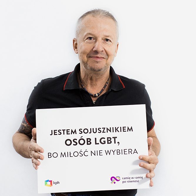 Bogusław Linda w Kampanii Przeciwko Homofobii "Ramię w ramię po równość"