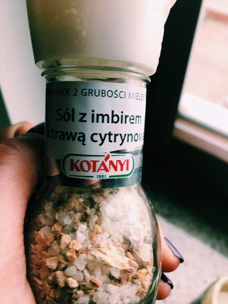 Kotanyi sól z imbirem i trawą cytrynową