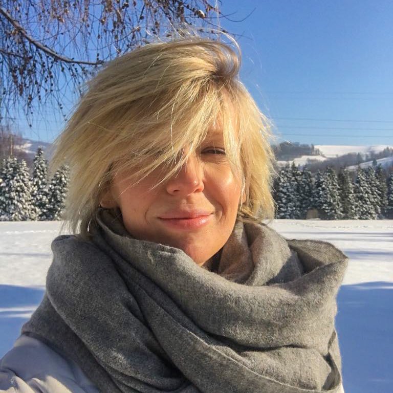 Magda Mołek na zimowym urlopie 